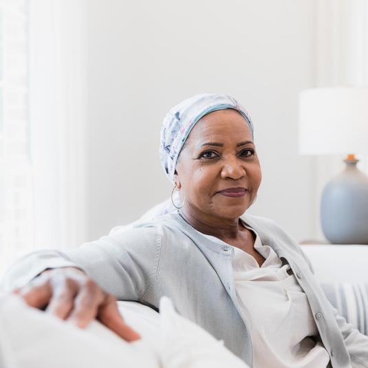 Cancer patient during targeted therapy treatments Cancer patient during targeted therapy treatments