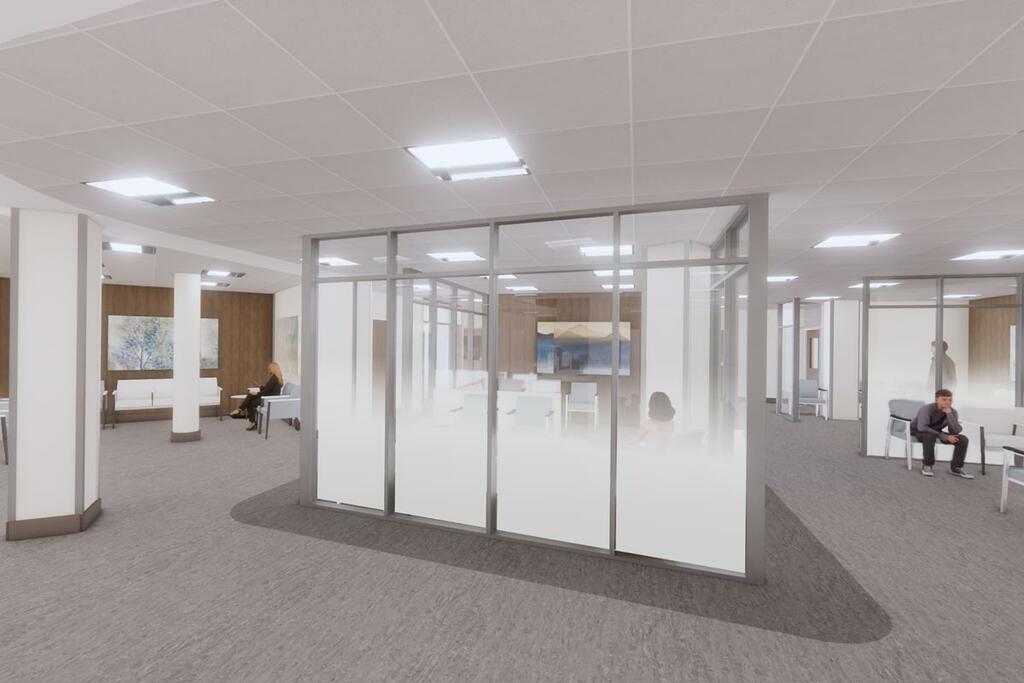 Northwest Hospital Emergency Dept. Modernization - Waiting area view