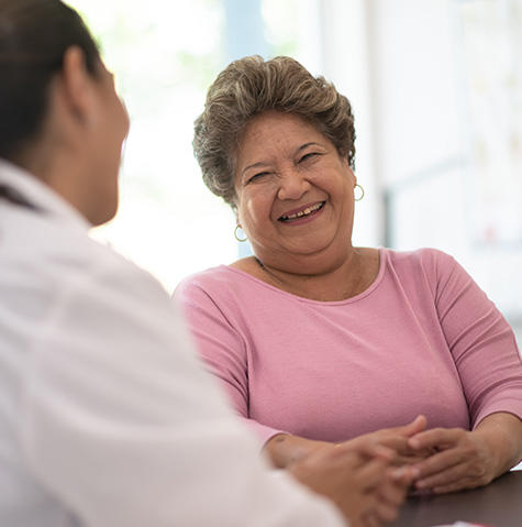 Women patient at a dialysis center Women patient at a dialysis center