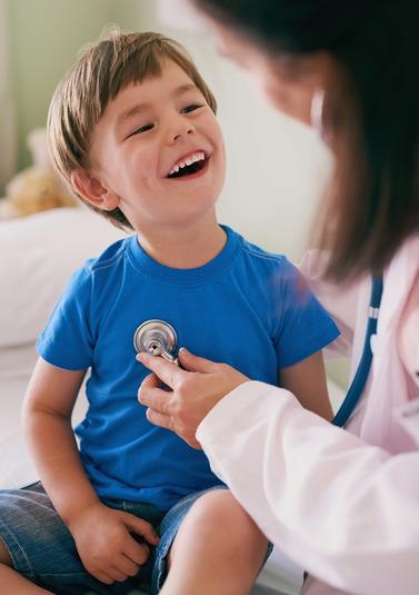 Pediatric patient at infectious disease care Pediatric patient at infectious disease care