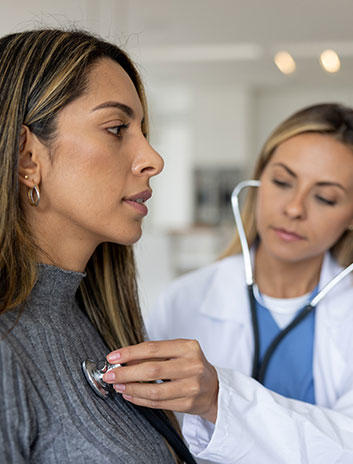 patient at the anticoagulation clinic