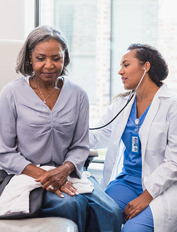 patient at the anticoagulation clinic